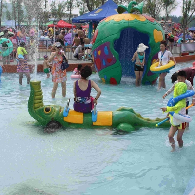 Equipamento de Sprayground da água do jogo do Aqua do crocodilo do pulverizador para o parque da água
