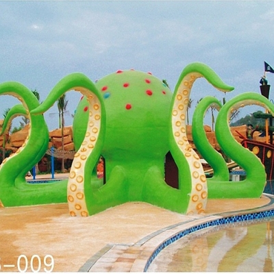 Jogo do Aqua do polvo da fibra de vidro da recreação da família do parque de diversões