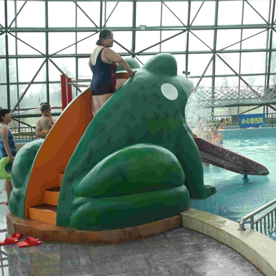 A rã deu forma às corrediças da associação de água, jogos do jogo da água da corrediça da fibra de vidro do parque do Aqua para o parque da água