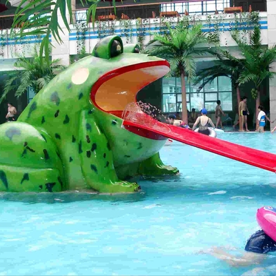 A rã deu forma às corrediças da associação de água, jogos do jogo da água da corrediça da fibra de vidro do parque do Aqua para o parque da água