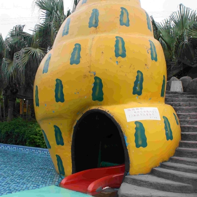 Corrediça de água comercial da piscina dos recursos do parque do Aqua da família para o parque da água das crianças