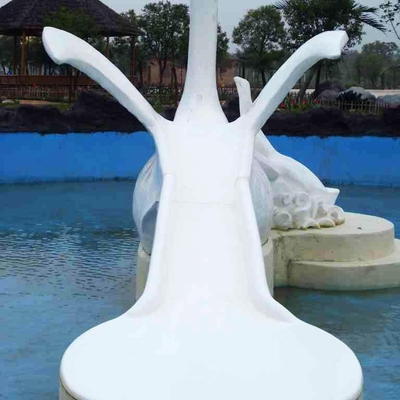 Jogo personalizado da corrediça do cisne novo para crianças, corrediças pequenas da associação de água da fibra de vidro