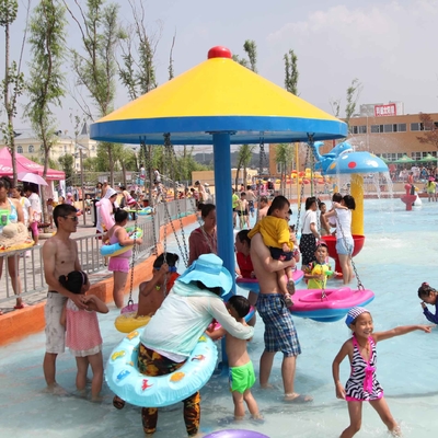 Parque de suspensão da água do jogo do Aqua da cadeira da resina de Ashland para 4 crianças garantia de 1 ano