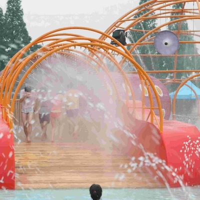 Jogo do Aqua do parque exterior da água do equipamento da fibra de vidro do labirinto do caranguejo do divertimento grande