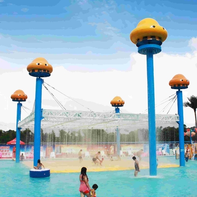 O mundo das medusa estrutura o equipamento exterior do parque da água do jogo do Aqua para a interação da família