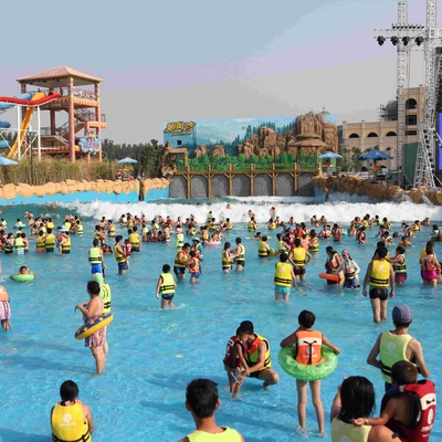 Casa Artificial Tsunami Oceano Ondas de Água Piscina Parque com Ondas de Surf Vazio 3 metros de altura