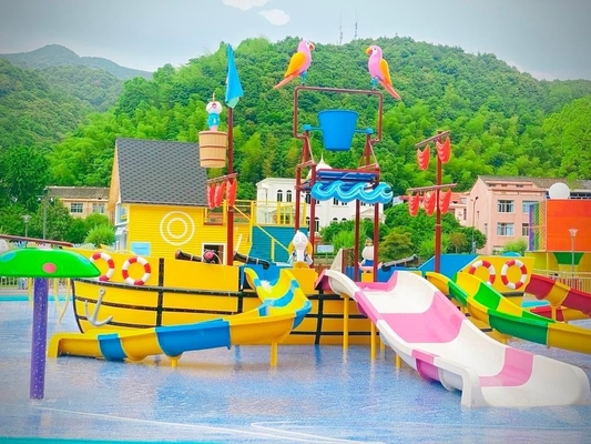 Slide de água de barco de fibra de vidro