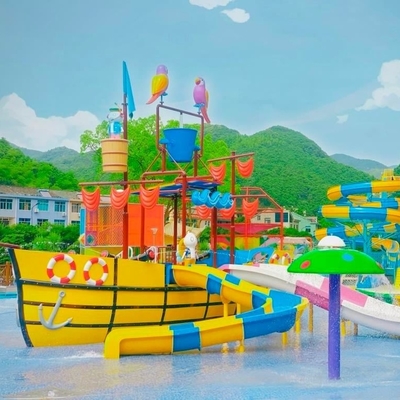 Slide de água de barco de fibra de vidro