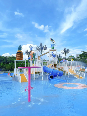 Estudo de viabilidade do parque aquático do elefante Parque aquático para crianças Equipamento de jogos aquáticos para salpicar água