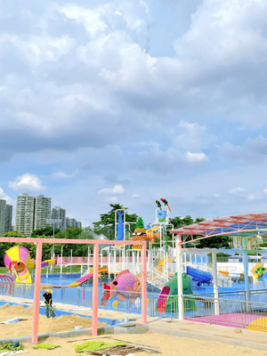 Estudo de Viabilidade do Parque Aquático Aqua Playground para Crianças Equipamentos de Jogos Aquáticos Salpicos de Água