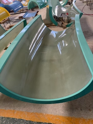 Aqua Aqua Loop Corpo Fibra de vidro Slides Para Piscinas Vison equipamentos de parques aquáticos