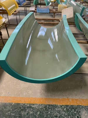Aqua Aqua Loop Corpo Fibra de vidro Slides Para Piscinas Vison equipamentos de parques aquáticos