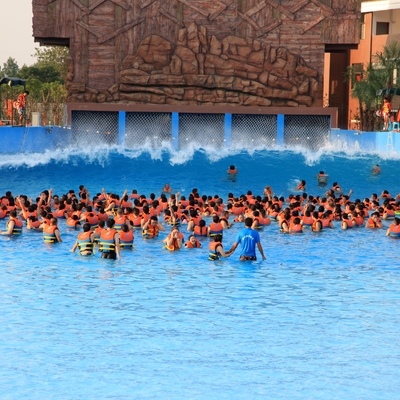 Waterfun Big Surfing Tsunami Oceano Piscina de ondas de água com ondas Parque de vácuo 3 metros de altura