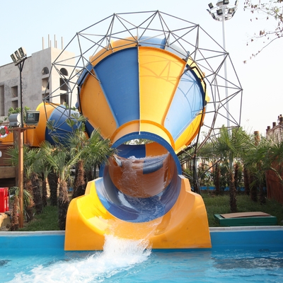 Parque comercial interno/exterior das corrediças de água da fibra de vidro do passeio médio da água do furacão