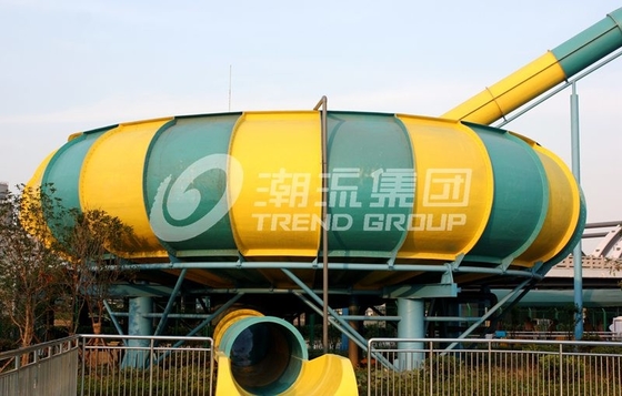 corrediças de água gigantes do espaço das corrediças de água da fibra de vidro do parque do Aqua do divertimento da plataforma de 16m