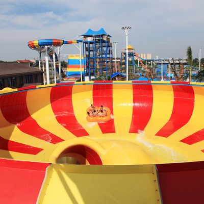 corrediças de água gigantes do espaço das corrediças de água da fibra de vidro do parque do Aqua do divertimento da plataforma de 16m