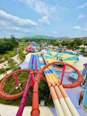 A melhor corrediça da Multi-trilha do preço do parque da água do tema do divertimento/corrediça de água