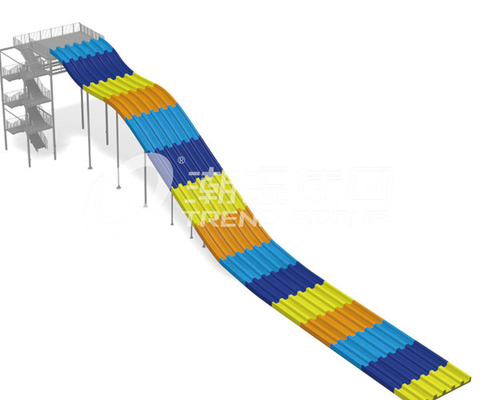 Waterslide da fibra de vidro para o recurso adulto da água do feriado do esporte de água/personalizado