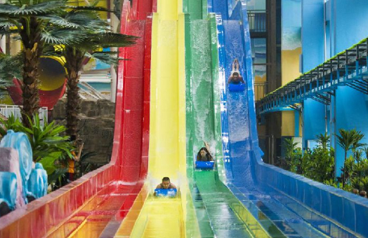Waterslide da fibra de vidro para o recurso adulto da água do feriado do esporte de água/personalizado