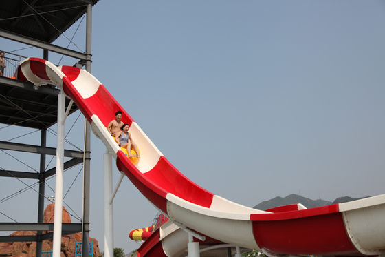 Corrediças de água feitas sob encomenda de Funnuy, corrediça do Aqua do Bumerangue do parque de diversões para 2 pessoas do divertimento da família