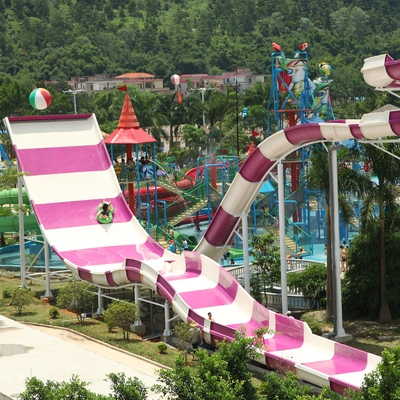 Corrediça feita sob encomenda exterior do Aqua do Bumerangue do parque de diversões das corrediças de água para 2 pessoas