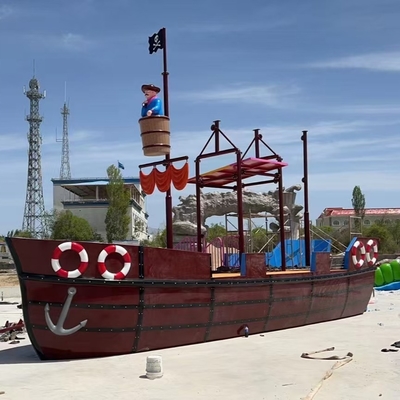 Equipamento de Parques Aquáticos e Escorregadores para Barcos de Visão em Fibra de Vidro  Antiderrapante