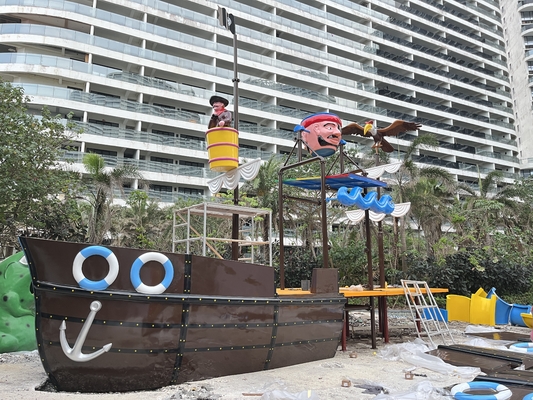 Fibra de vidro customizada Vison Parques aquáticos de barcos Fábrica de equipamentos para parques de patins