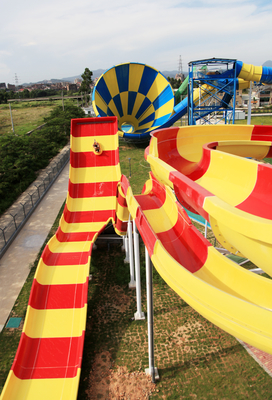 Fibra de vidro Boomerang Water Slide para 2 pilotos - 13,8m de altura