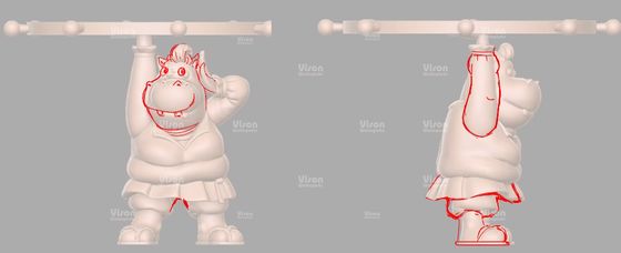 IP Sculpture Fiberglass Vison Waterparks Playground Equipment Spray mushroom Aqua Play For Amusement Park Games