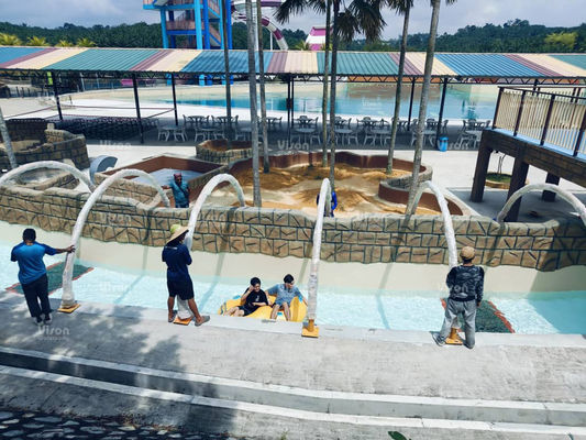 Customized Waterfall Vison Waterparks Playground Equipment Spray Lazy river Equipment For Amusement Park Games