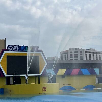 Jogos de armas de água de aço inoxidável para adultos Equipamento de parque aquático personalizado para resort de férias