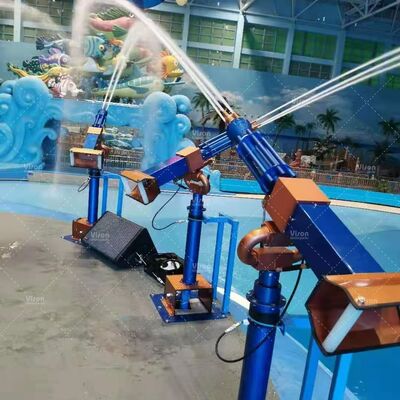 Arma de água de aço inoxidável 304 para piscina de ondas - Equipamento de jogo aquático personalizado para parques de spray