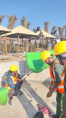 Five Star Hotel Resort Fibra de vidro Parque de diversões reosrt escorrega de água com