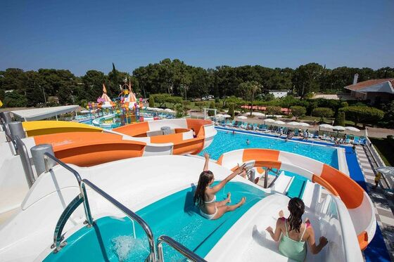 ZHXS-002 Model 21m*15m*8m Size SGS Certified Fiberglass Water Slide for Resort Water Parks