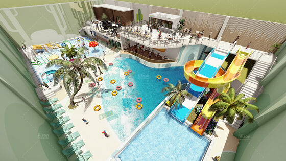Jogos Mundo Água Projeto de Parque Aquático Indoor em Sharjah, Emirados Árabes Unidos Vison Waterparks