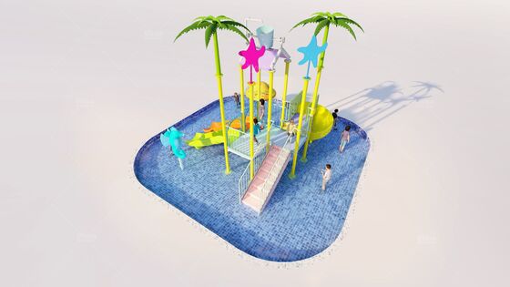 Tema Estilo Oceano Parque Aquático com Design Dobrável e Leve para Mais de 10 Anos de Vida Útil