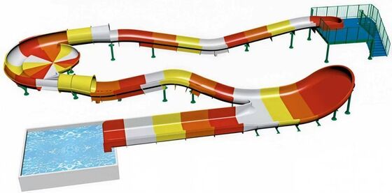 Escorregador Voador Pai-Filho - Escorregador de Bote para 2 Pessoas com Plataforma Baixa de 1,98m e Capacidade de 240 passageiros/hora
