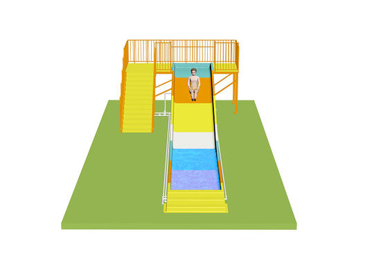 Deslizamento infantil, deslizamento largo, deslizamentos aquáticos para o parque aquático Material de fibra de vidro