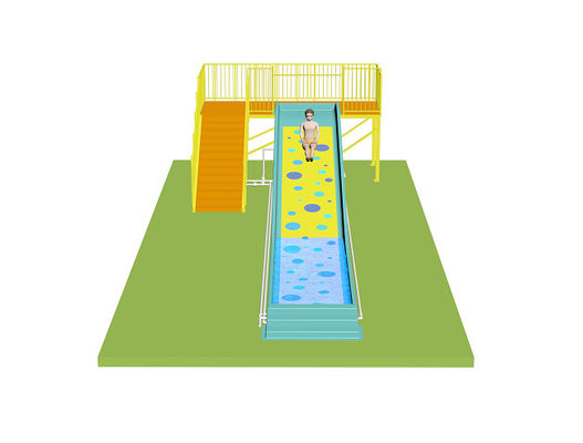 Deslizamento infantil, deslizamento largo, deslizamentos aquáticos para o parque aquático Material de fibra de vidro