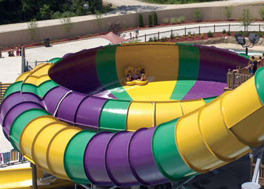 Corrediças de água da fibra de vidro do parque do Aqua, Super Bowl de Waterpark da altura de 19m para o parque da água