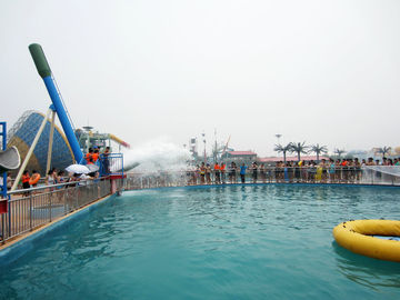 Corrediças de água comerciais especiais da fibra de vidro do equipamento do parque do Aqua para o adulto