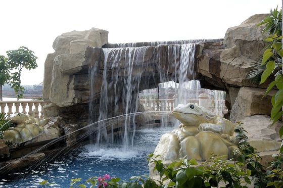 O parque preguiçoso do jogo do equipamento/Aqua do rio do grande parque da água galvanizou o apoio do aço carbono