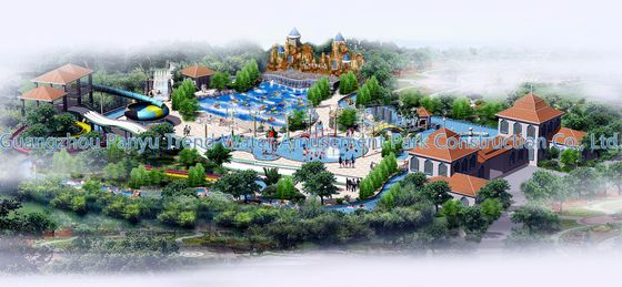 O projeto conceptual de Waterpark, parques da água projeta/parque personalizado da água
