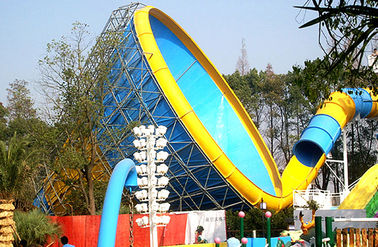 A melhor corrediça de água da fibra de vidro do divertimento da qualidade do parque da água da aventura do Aqua