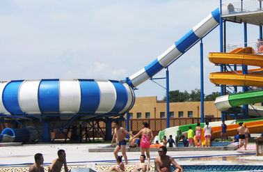 Corrediças de água da fibra de vidro do parque do Aqua, Super Bowl de Waterpark da altura de 19m para o parque da água