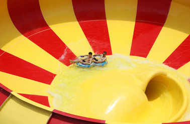 Corrediças de água da fibra de vidro do parque do Aqua, Super Bowl de Waterpark da altura de 19m para o parque da água