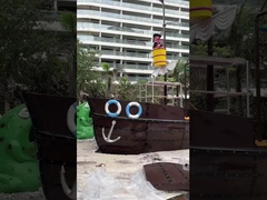 Slide de água de barco de fibra de vidro