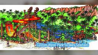 Projeto personalizado de parque aquático e serviços de construção prontos para uso