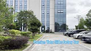 Fabricação de slides de fibra de vidro premium Vison Waterparks